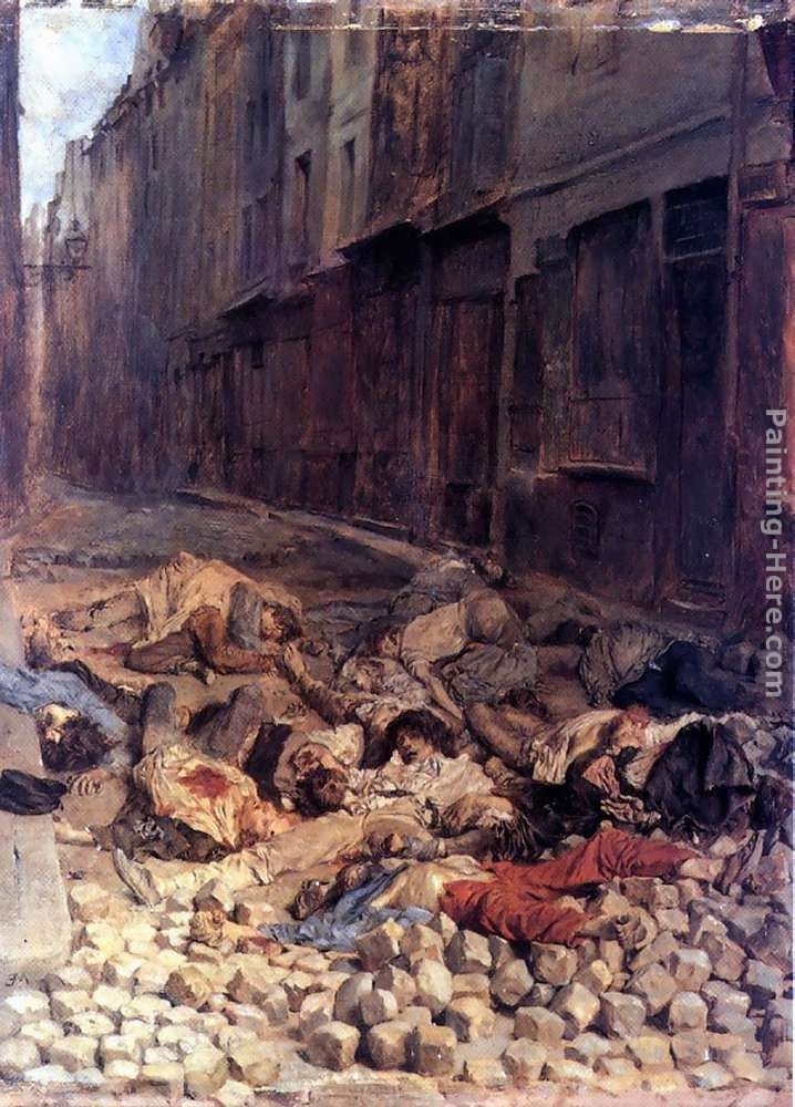 Jean-Louis Ernest Meissonier The Barricade